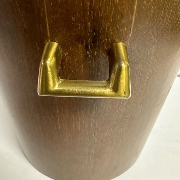 Vintage MCM Vermillion Walnut Co Ice Bucket - Picture 9 of 12